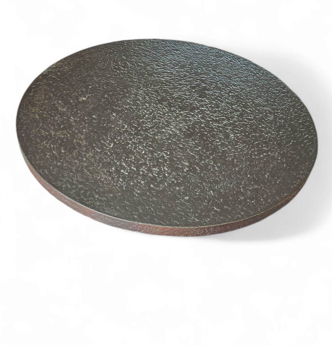 Beautiful composite, resin stone look brutalist coffee table