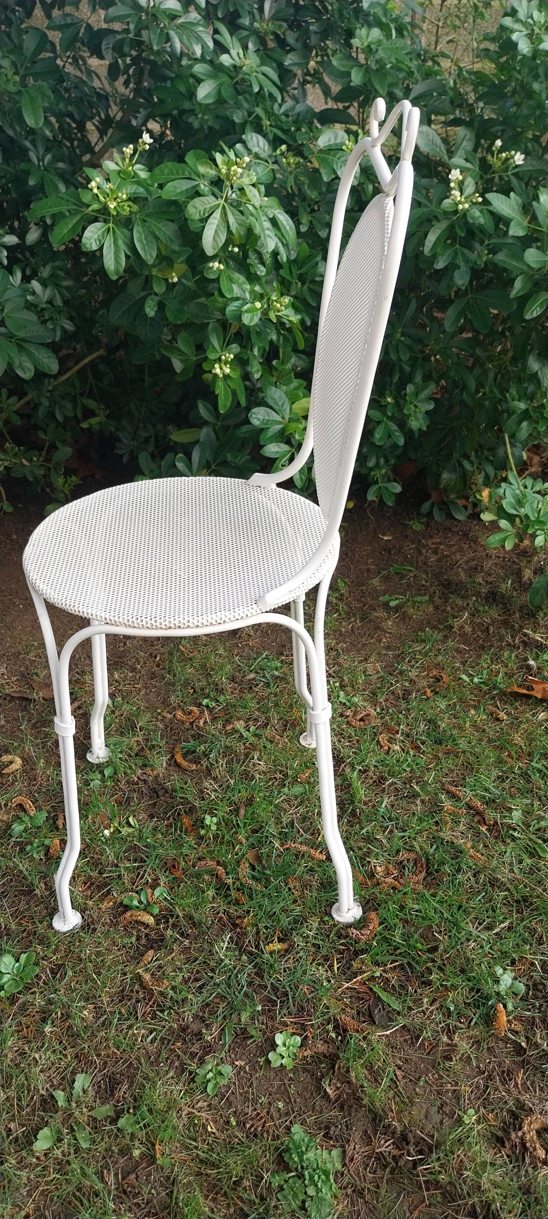 Salon de jardin en fer forgé