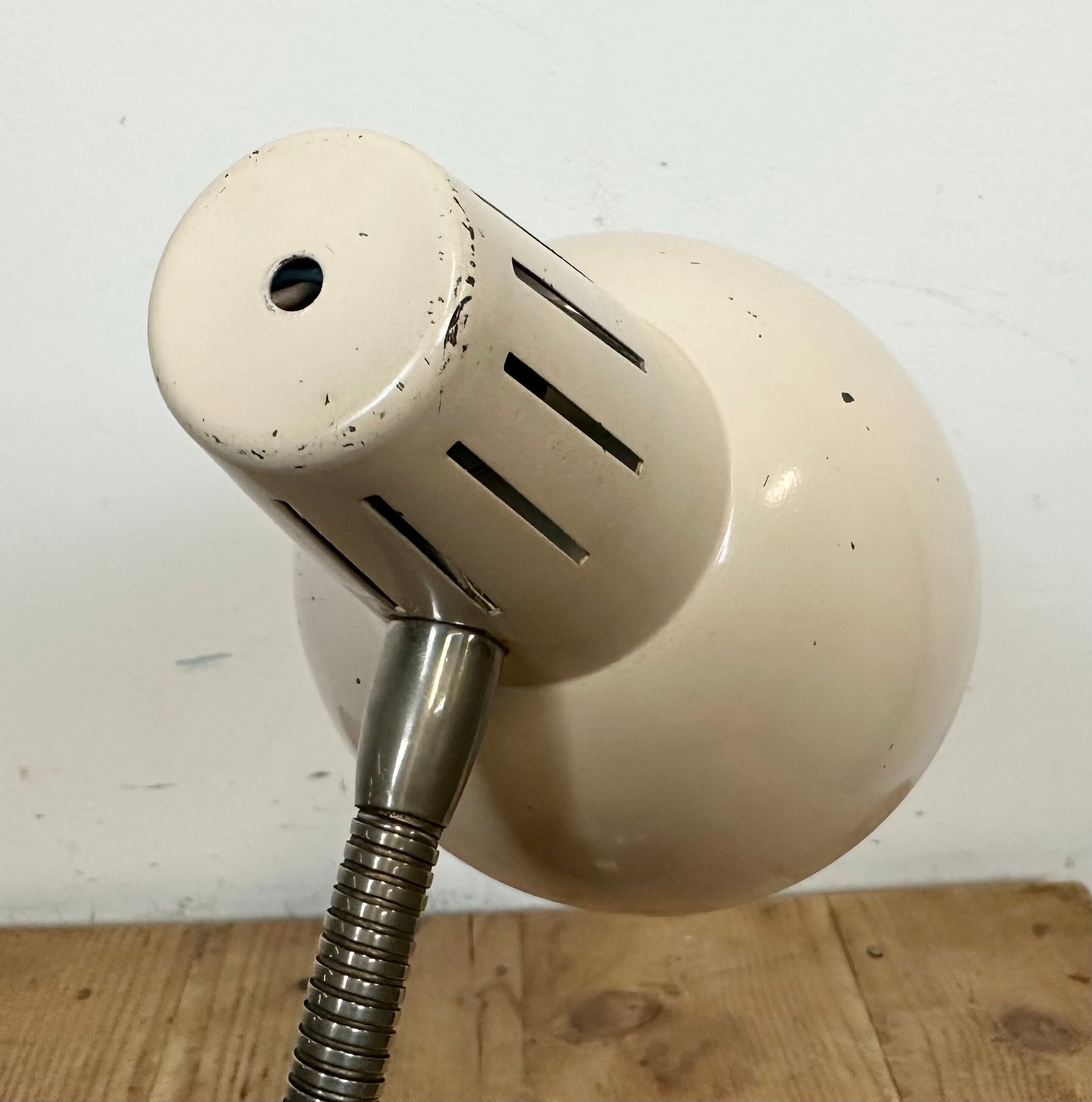 Vintage Industrial Gooseneck Table Lamp, 1960s