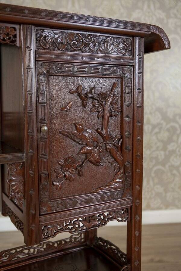Antique Japanese Cabinet in Exotic Wood