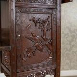 Antique Japanese Cabinet in Exotic Wood