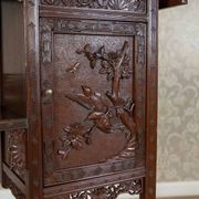 Antique Japanese Cabinet in Exotic Wood