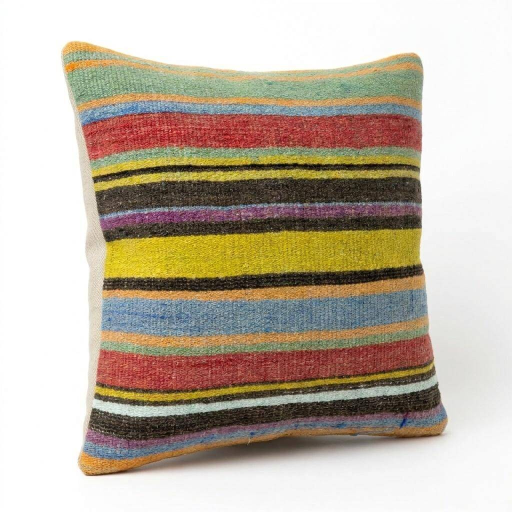 Vintage kilim cushion cover 41x41 cm