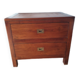 Danish teak and rattan dresser