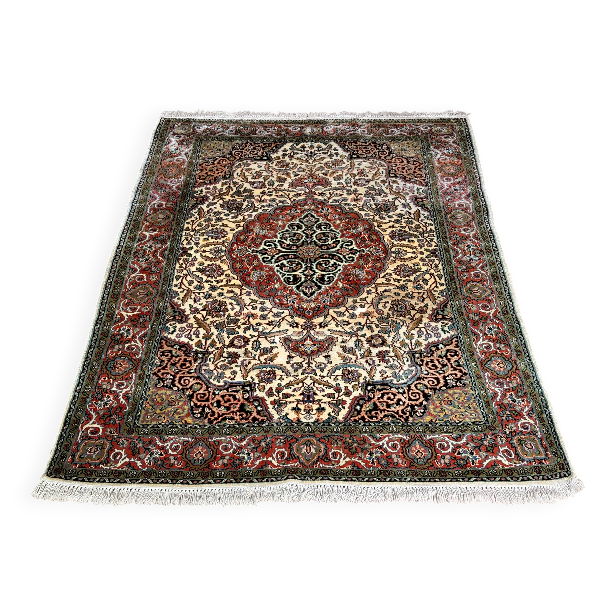 Antique Persian carpet handmade – wool – excellent condition