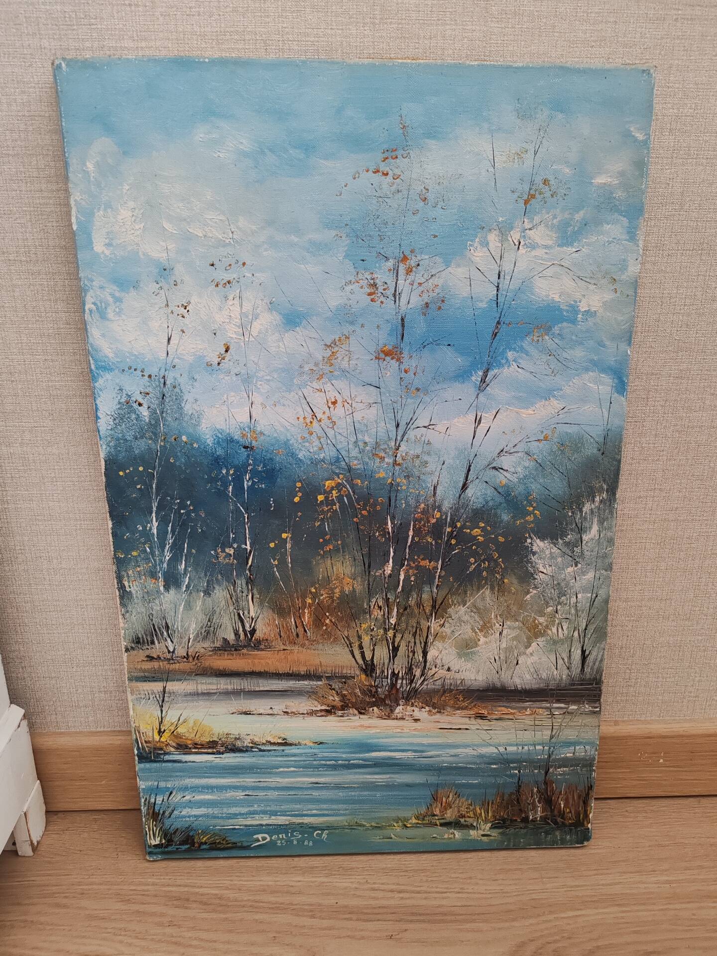 Huile sur toile