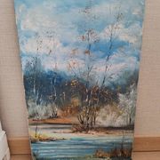 Huile sur toile