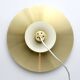 Golden Frandsen lamp, Denmark 1970s