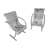 Paire de fauteuils “Sing Sing Sing” – Shiro Kuramata – XO – 1985