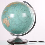 Glass globe with lamp Berlin, Stuttgart 1940-1950