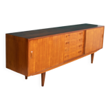 Retro Teak Danish 1960s Long Mid Century Sideboard By Clausen & Søn Denmark