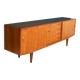 Retro Teak Danish 1960s Long Mid Century Sideboard By Clausen & Søn Denmark