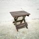 Tabouret pliant en bois