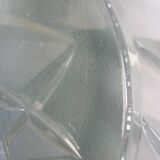 Pie dish, cut glass presentation plate by Walther Glass.