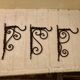 Twisted Wrought Iron Coat Hooks