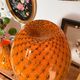 Duo vase & blown glass carafe in orange – 1960s/70s