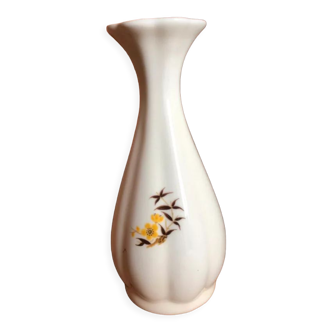 Vase motifs fleurs