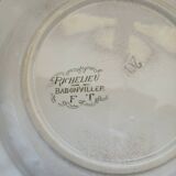 9 Badonviller Terre de Fer soup plates