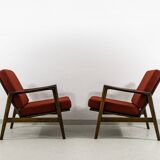 Mid Century Modern Armchairs By Sfm, Poland, 1960s, set of 2