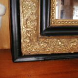 Old gilded mirror Napoleon III style