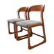 Chaises traîneau Baumann