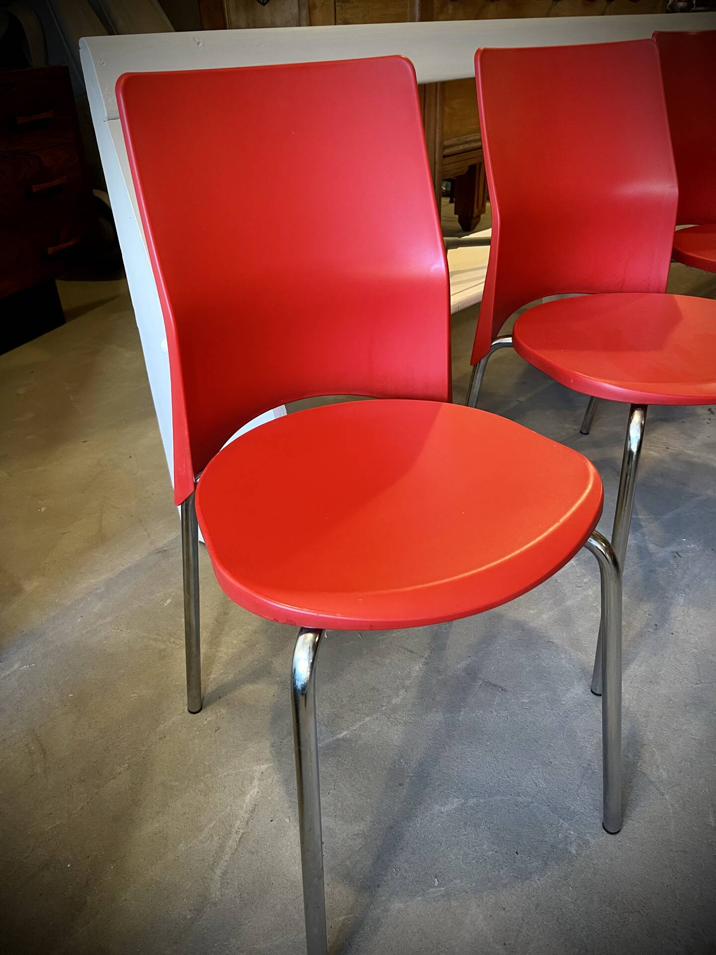 Four flor isis olaf von bohr chairs