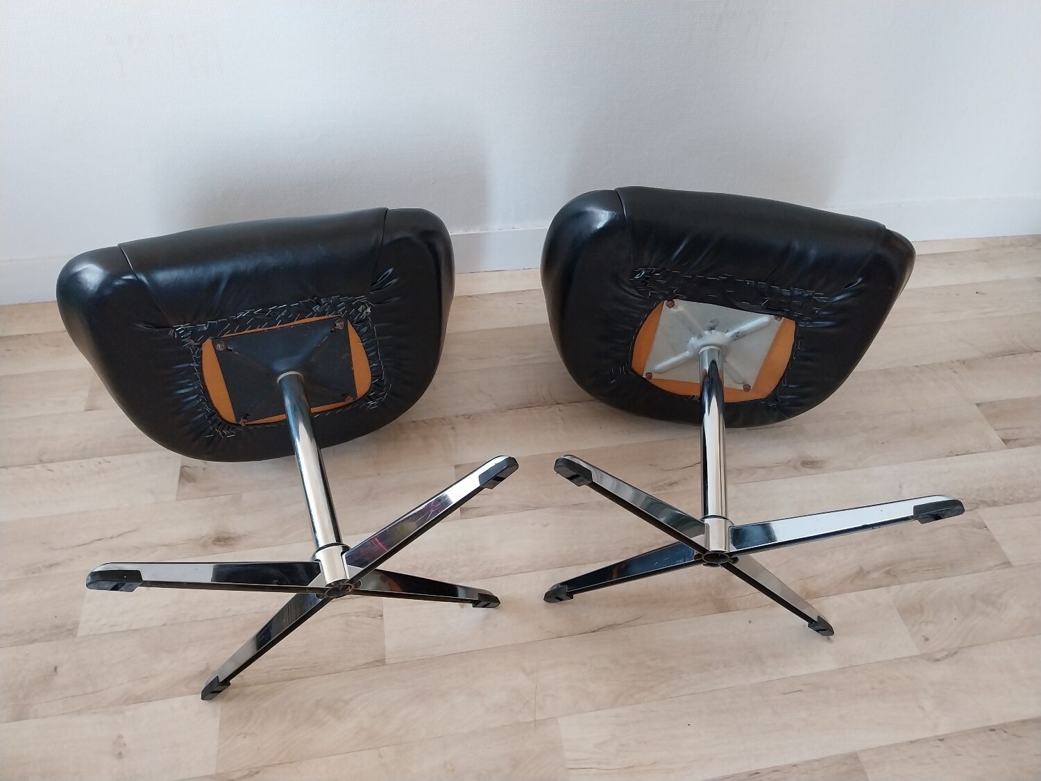 Fauteuils pivotant années 70