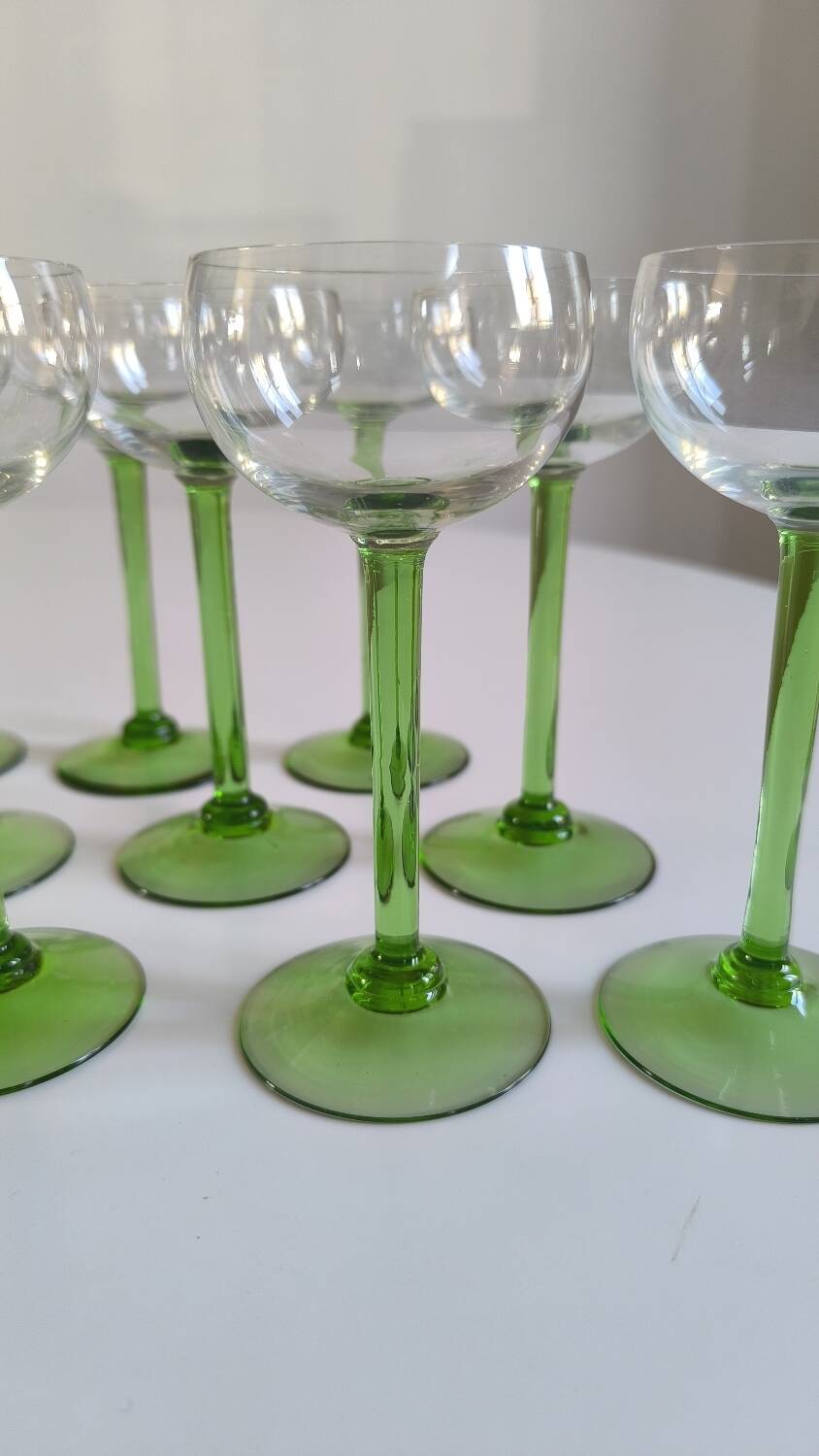 Service de 9 verres alsace en cristal