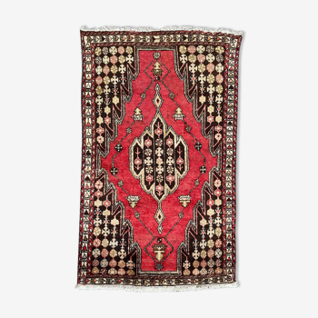 Tapis vintage persan mazlaghan fait main 120x196 cm