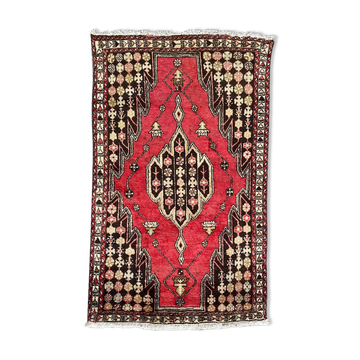 Nice vintage Persian mazlaghan handmade carpet 120x196 cm