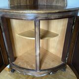 Corner neo louis xv oak corner furniture french vintage mid century alsatian alsace