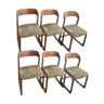 Lot chaises Baumann traîneau