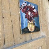 Tableau fleurs 1950