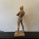Charles René de Saint-Marceaux 'Harlequin' terracotta sculpture, 19th century