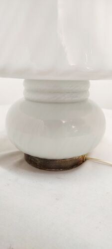 Lampe de table en verre de Murano « champignon ». Italie, années 1970.