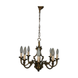 Chandelier bronze 8 branches