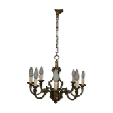 Chandelier bronze 8 branches