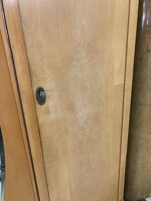 Large art deco 3-door wardrobe