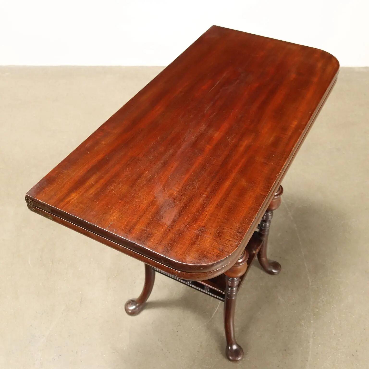Table basse ancienne victorienne en acajou, Angleterre, XIXe siècle