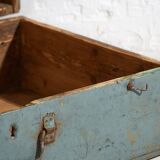 Antique light blue patinated box (c.1920)