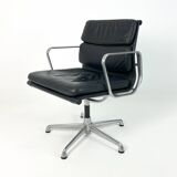 Coussin souple Icf EA208 en cuir noir