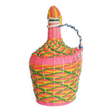 Multicolored scoubidou bottle