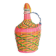 Multicolored scoubidou bottle