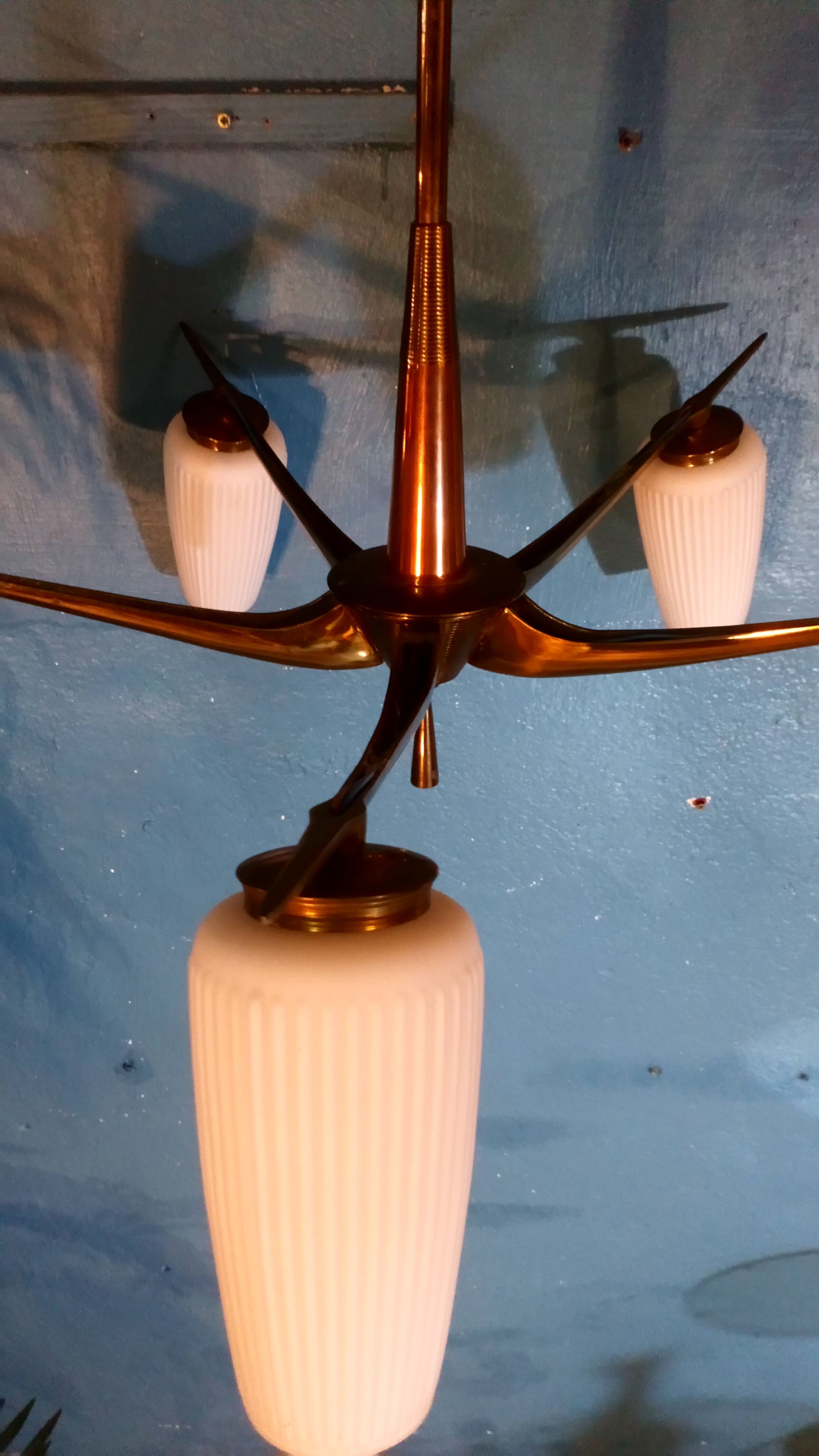 Chandelier suspension "Star" 1950s