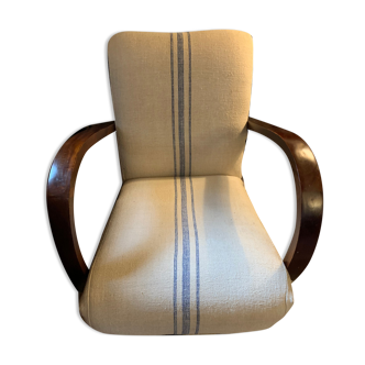 Renovated art deco armchair