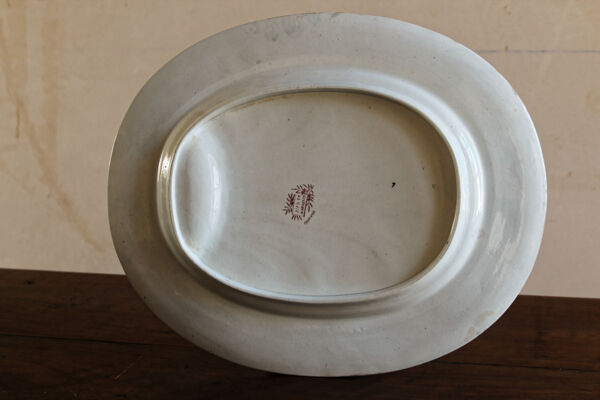 Plat à asperges, Jules Vieillard