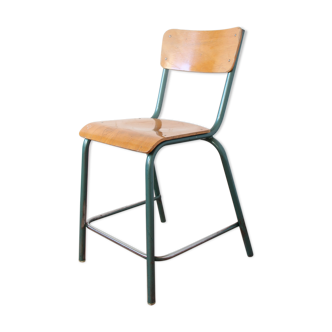 Chaise de lycée vintage