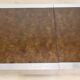 Vintage glass and aluminum bar coffee table, 1970