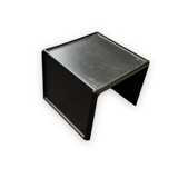 Table basse noire en bois par Peter Ghycz, Horn collection