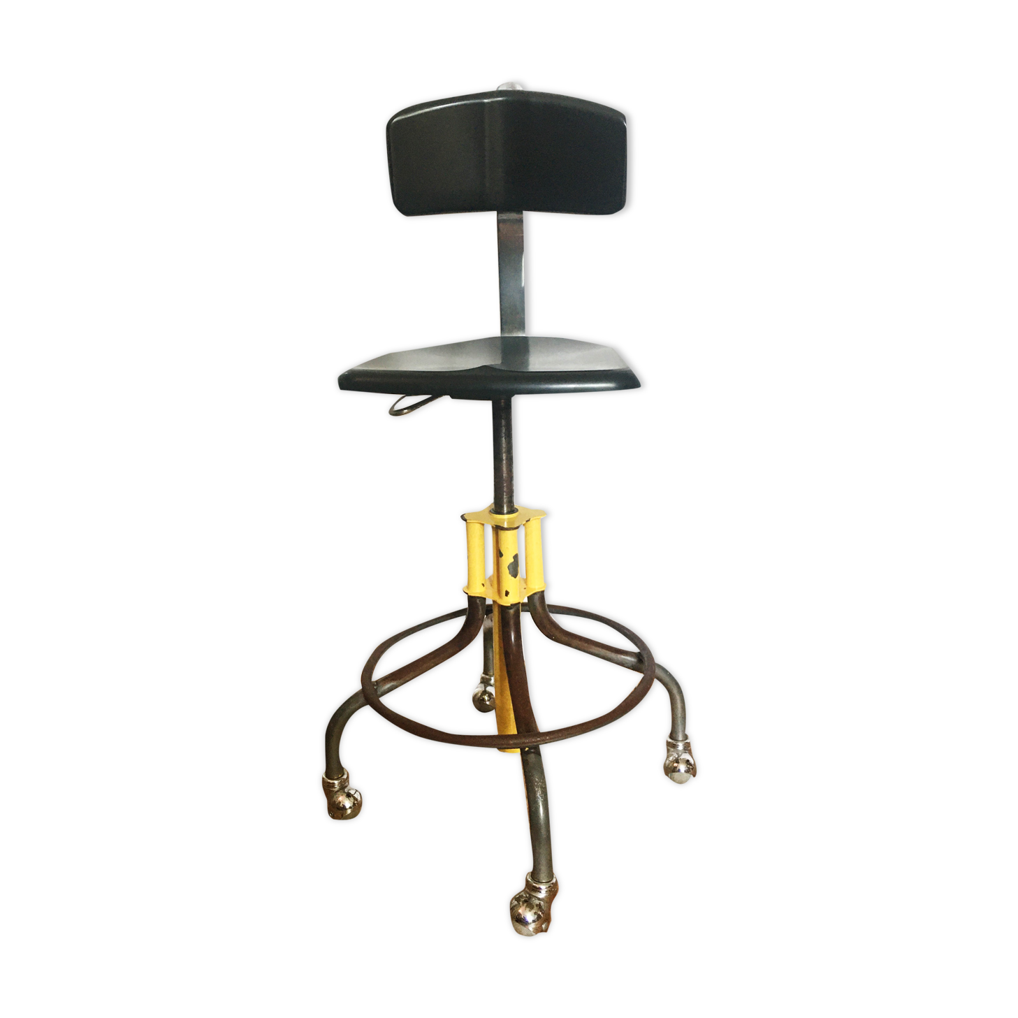 Baken workshop chair in bakelite 30/40 brand Rex